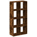 Bibliotecă/separator cameră stejar fumuriu 69,5x29x137,5cm lemn - WALTI WALTI