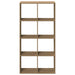Bibliotecă/separator, stejar artizanal, 69,5x29x137,5 cm, lemn - WALTI WALTI