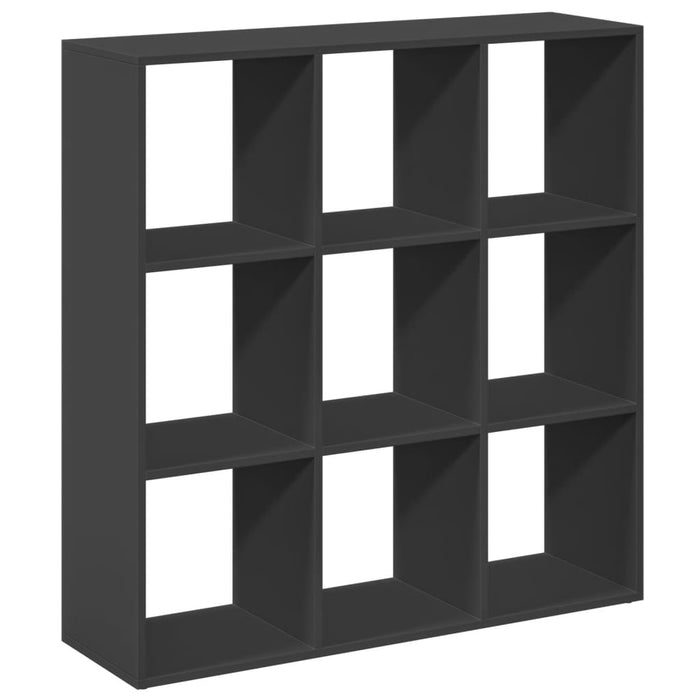 Bibliotecă/separator cameră negru 102x29x103,5 cm lemn - WALTI WALTI