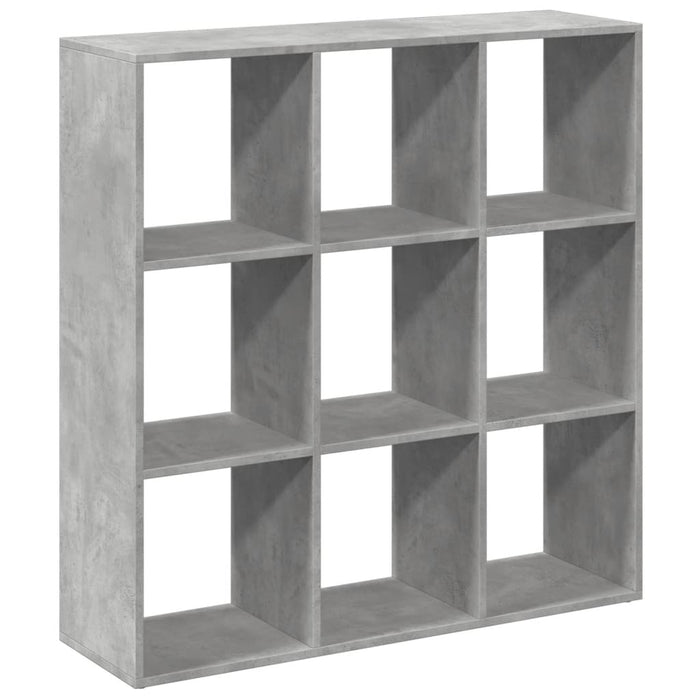 Bibliotecă/separator cameră gri beton 102x29x103,5 cm lemn - WALTI WALTI