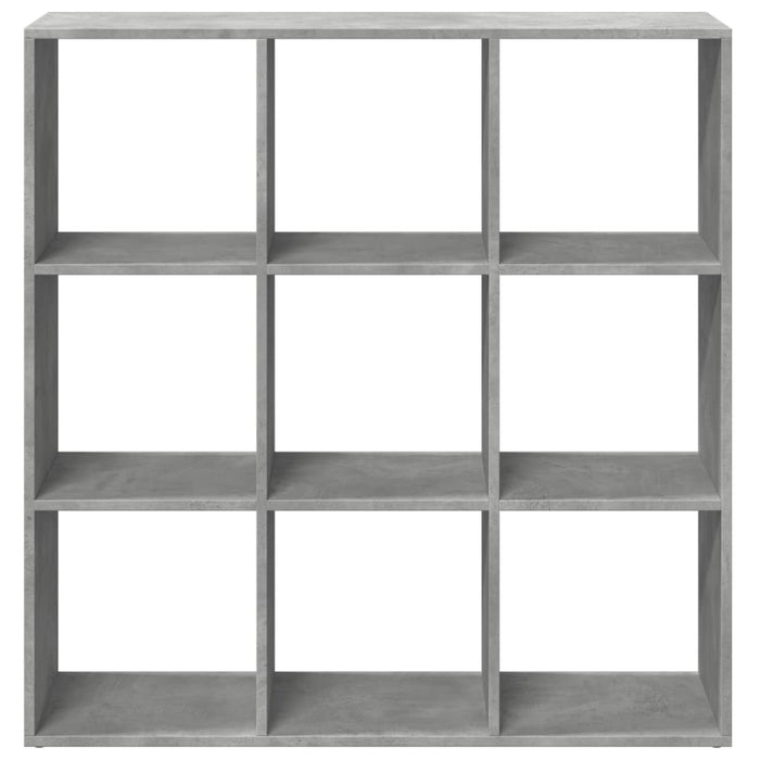 Bibliotecă/separator cameră gri beton 102x29x103,5 cm lemn - WALTI WALTI