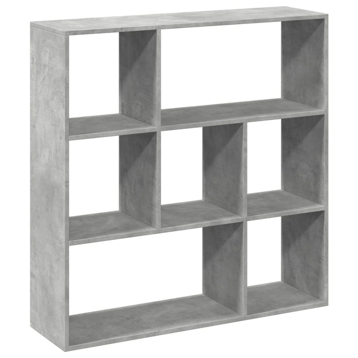 Bibliotecă/separator cameră gri beton 102x29x103,5 cm lemn WALTI