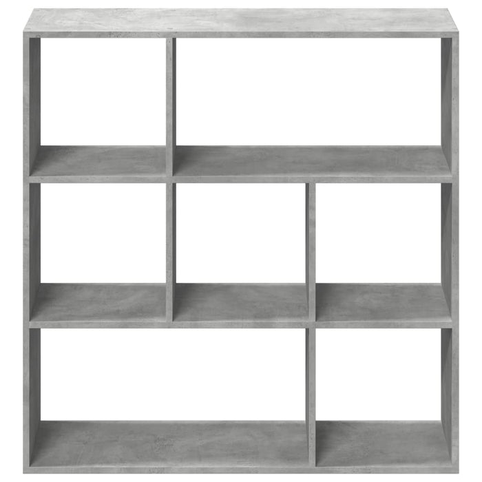 Bibliotecă/separator cameră gri beton 102x29x103,5 cm lemn WALTI