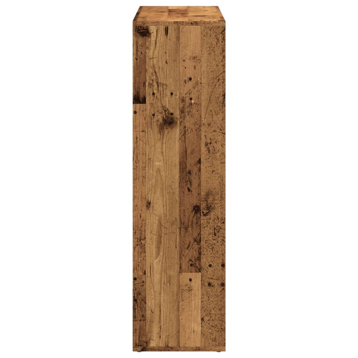 Bibliotecă/separator cameră lemn vechi 102x29x103,5 cm lemn WALTI