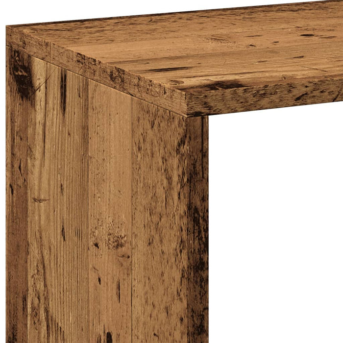 Bibliotecă/separator cameră lemn vechi 102x29x103,5 cm lemn WALTI