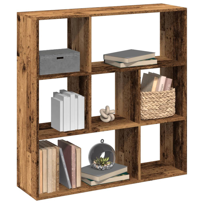 Bibliotecă/separator cameră lemn vechi 102x29x103,5 cm lemn WALTI