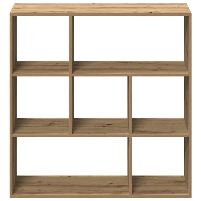 Bibliotecă/separator, stejar artizanal, 102x29x103,5 cm, lemn WALTI