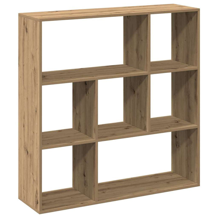 Bibliotecă/separator, stejar artizanal, 102x29x103,5 cm, lemn WALTI