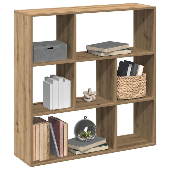 Bibliotecă/separator, stejar artizanal, 102x29x103,5 cm, lemn WALTI