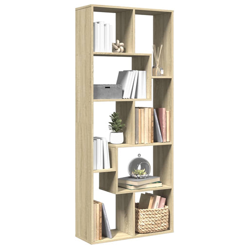 Bibliotecă/separator cameră stejar sonoma 67x25x161,5 cm lemn - WALTI WALTI