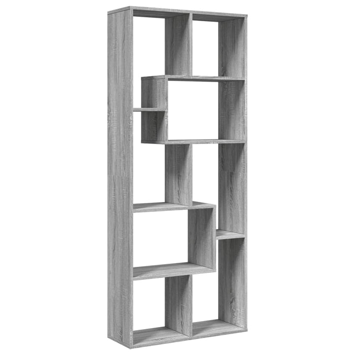 Bibliotecă/separator cameră gri sonoma 67x25x161,5 cm lemn - WALTI WALTI