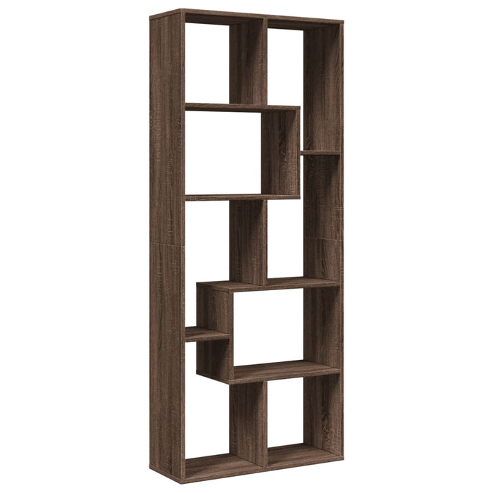 Bibliotecă/separator cameră stejar maro 67x25x161,5 cm lemn - WALTI WALTI