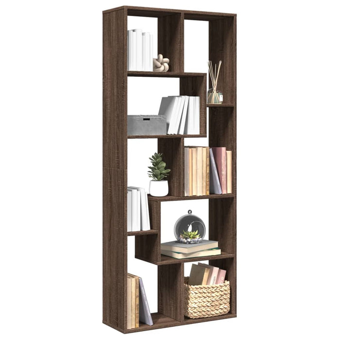 Bibliotecă/separator cameră stejar maro 67x25x161,5 cm lemn - WALTI WALTI