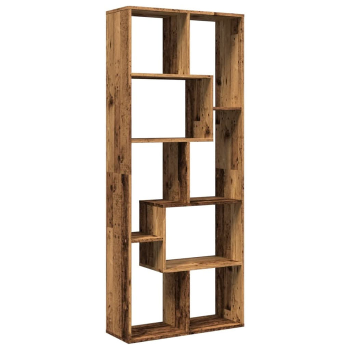 Bibliotecă/separator cameră lemn vechi 67x25x161,5 cm lemn - WALTI WALTI