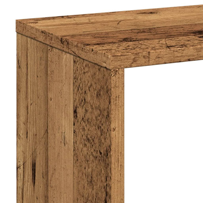 Bibliotecă/separator cameră lemn vechi 67x25x161,5 cm lemn - WALTI WALTI