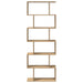 Bibliotecă/separator 6 nivel stejar artizanal 70x24x193 cm lemn - WALTI WALTI
