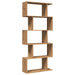 Bibliotecă/separator 5 nivel stejar artizanal 70x24x161 cm lemn - WALTI WALTI