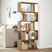 Bibliotecă/separator 5 nivel stejar artizanal 70x24x161 cm lemn - WALTI WALTI