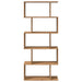 Bibliotecă/separator 5 nivel stejar artizanal 70x24x161 cm lemn - WALTI WALTI