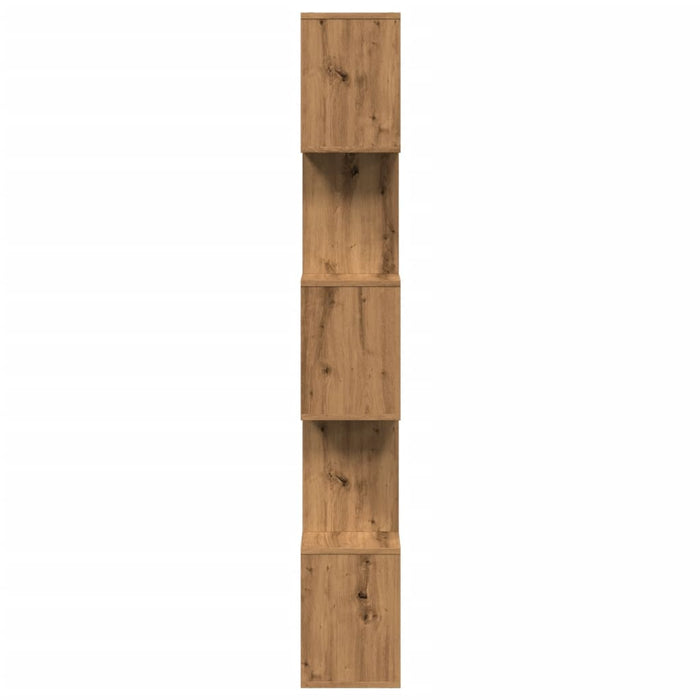 Bibliotecă/separator 5 nivel stejar artizanal 70x24x161 cm lemn - WALTI WALTI