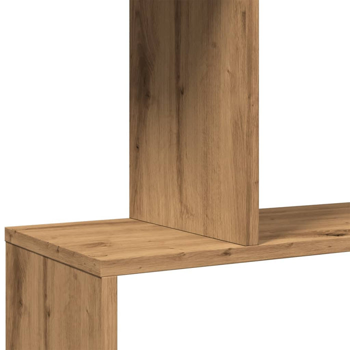 Bibliotecă/separator 5 nivel stejar artizanal 70x24x161 cm lemn - WALTI WALTI