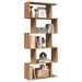 Bibliotecă/separator 5 nivel stejar artizanal 70x24x161 cm lemn - WALTI WALTI