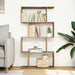 Bibliotecă/separator 4 nivel stejar artizanal 70x24x129 cm lemn - WALTI WALTI