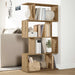 Bibliotecă/separator 4 nivel stejar artizanal 70x24x129 cm lemn - WALTI WALTI