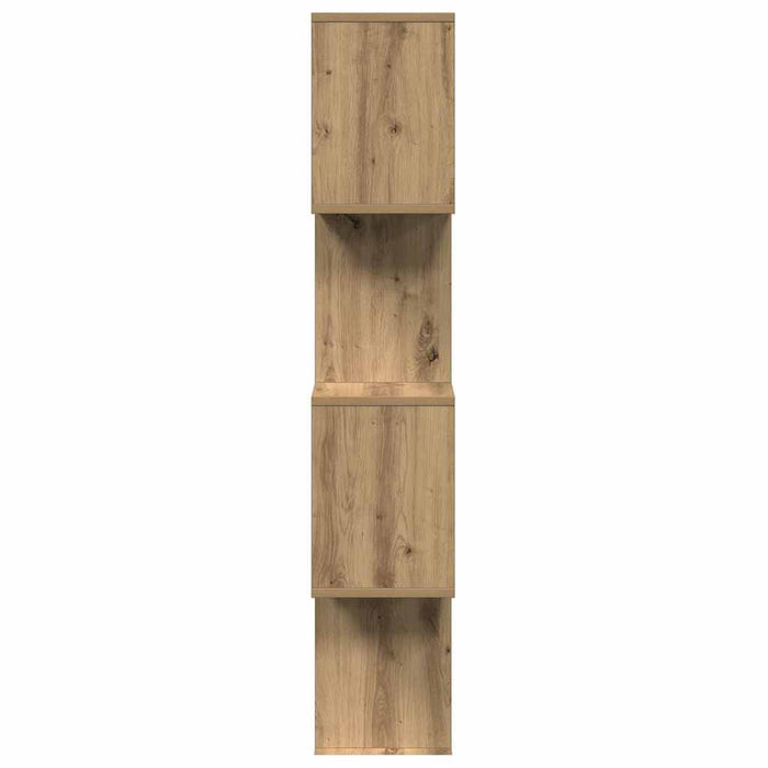 Bibliotecă/separator 4 nivel stejar artizanal 70x24x129 cm lemn - WALTI WALTI
