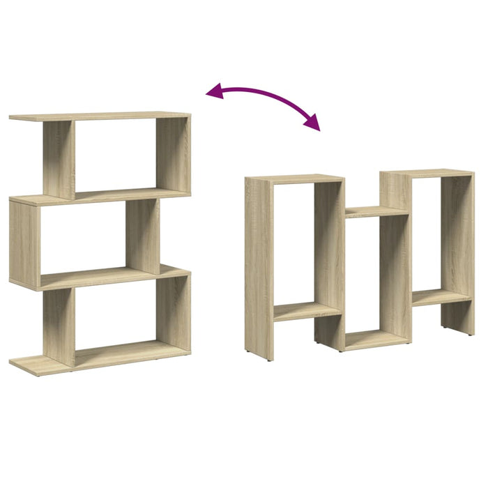 Bibliotecă/separator 3 niveluri stejar sonoma 70x24x97 cm lemn - WALTI WALTI