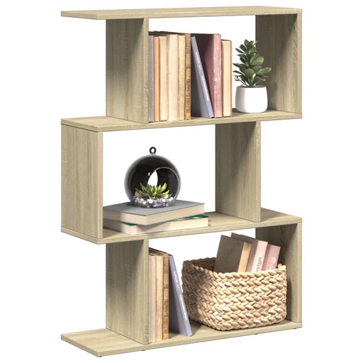 Bibliotecă/separator 3 niveluri stejar sonoma 70x24x97 cm lemn - WALTI WALTI