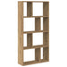 Bibliotecă, stejar artizanal, 60x20x120,5 cm, lemn prelucrat - WALTI WALTI