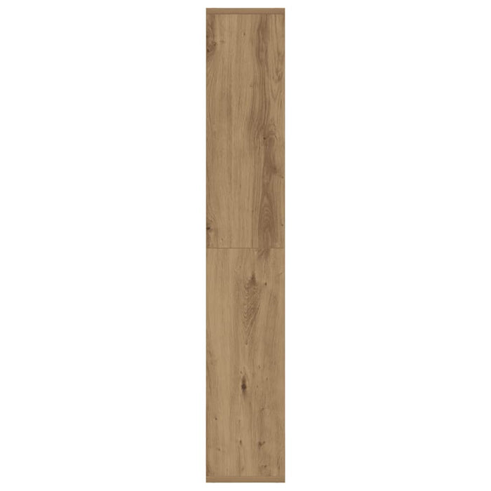 Bibliotecă, stejar artizanal, 60x20x120,5 cm, lemn prelucrat - WALTI WALTI