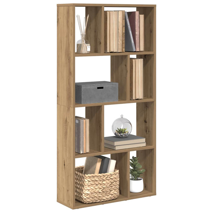 Bibliotecă, stejar artizanal, 60x20x120,5 cm, lemn prelucrat - WALTI WALTI