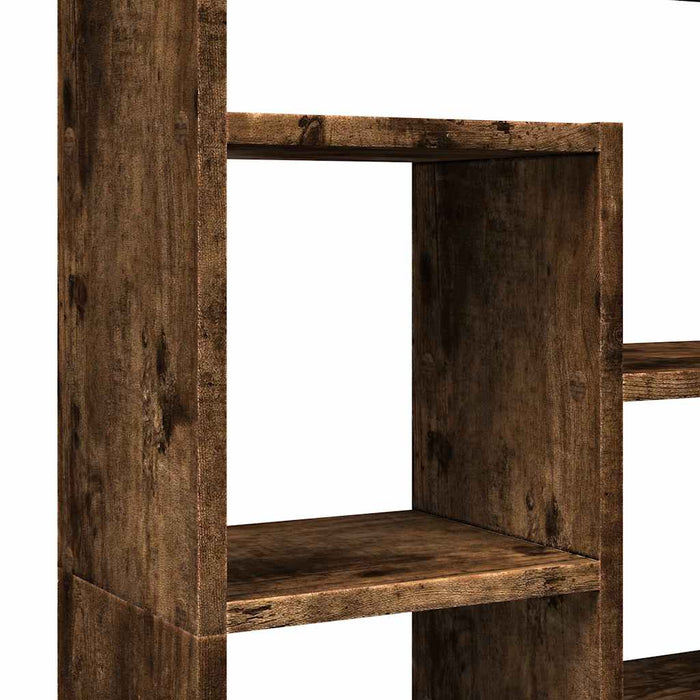 Bibliotecă, stejar fumuriu, 72x20x120,5 cm, lemn prelucrat - WALTI WALTI