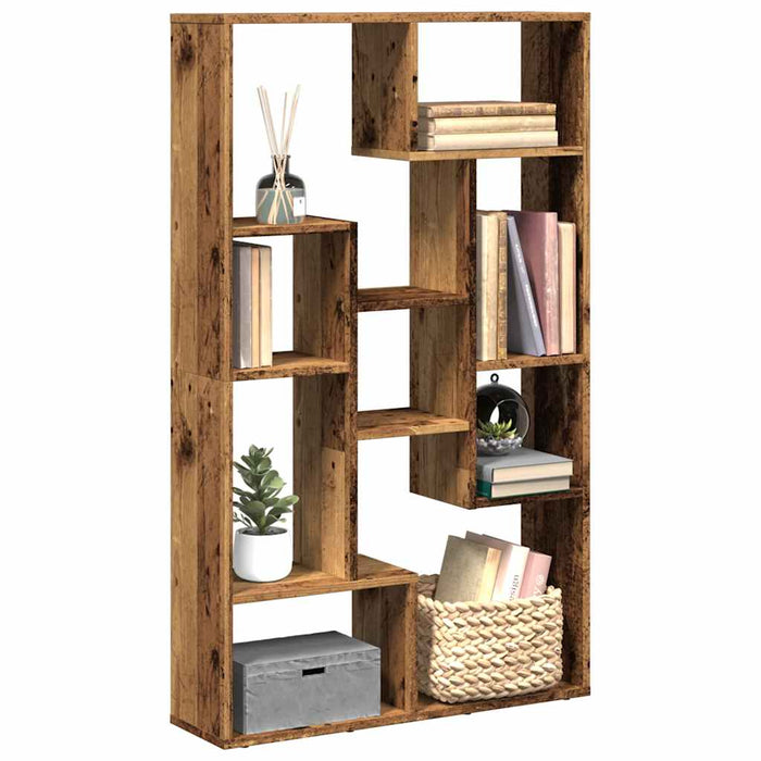 Bibliotecă, lemn vechi, 72x20x120,5 cm, lemn prelucrat - WALTI WALTI