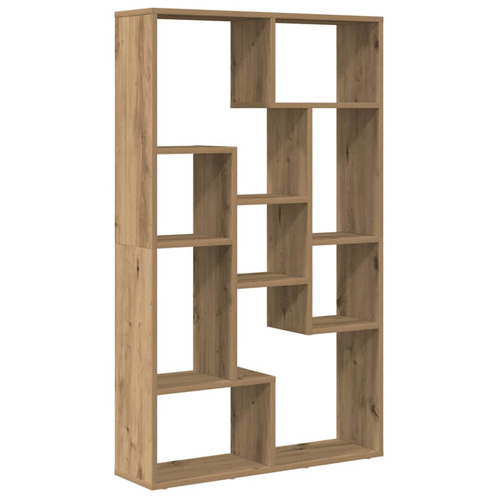 Bibliotecă, stejar artizanal, 72x20x120,5 cm, lemn prelucrat - WALTI WALTI