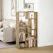 Bibliotecă, stejar artizanal, 72x20x120,5 cm, lemn prelucrat - WALTI WALTI