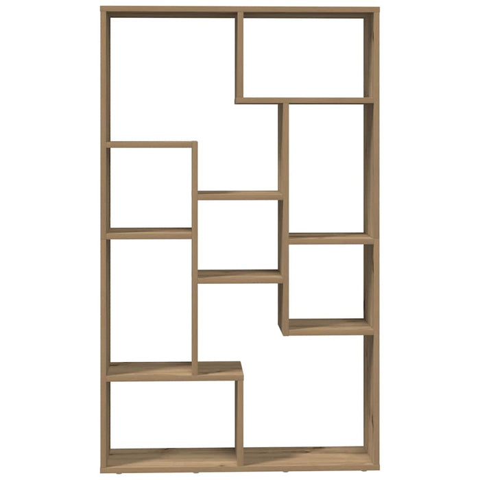 Bibliotecă, stejar artizanal, 72x20x120,5 cm, lemn prelucrat - WALTI WALTI