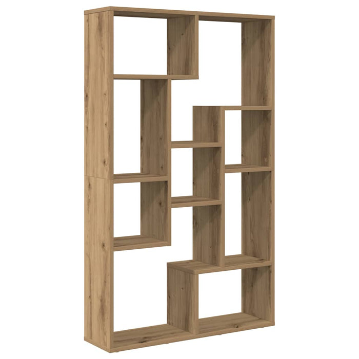 Bibliotecă, stejar artizanal, 72x20x120,5 cm, lemn prelucrat - WALTI WALTI