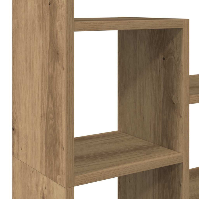 Bibliotecă, stejar artizanal, 72x20x120,5 cm, lemn prelucrat - WALTI WALTI