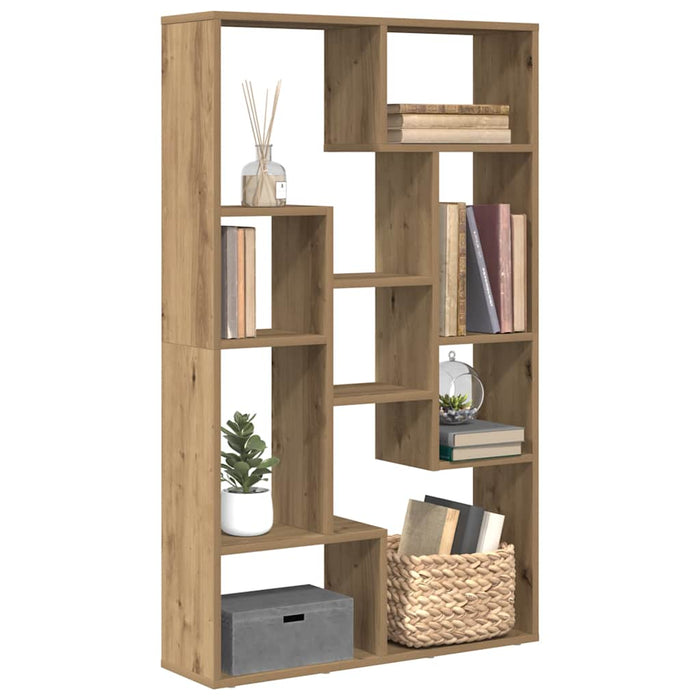 Bibliotecă, stejar artizanal, 72x20x120,5 cm, lemn prelucrat - WALTI WALTI