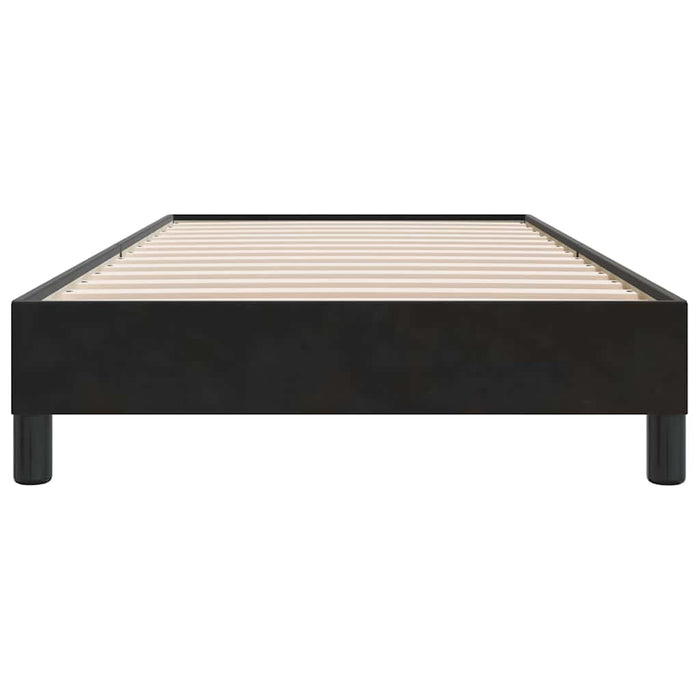 Cadru de pat fără saltea, negru, 80x210 cm, catifea - WALTI WALTI