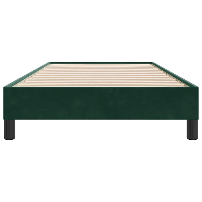 Cadru de pat fără saltea, verde închis, 80x210 cm, catifea - WALTI WALTI