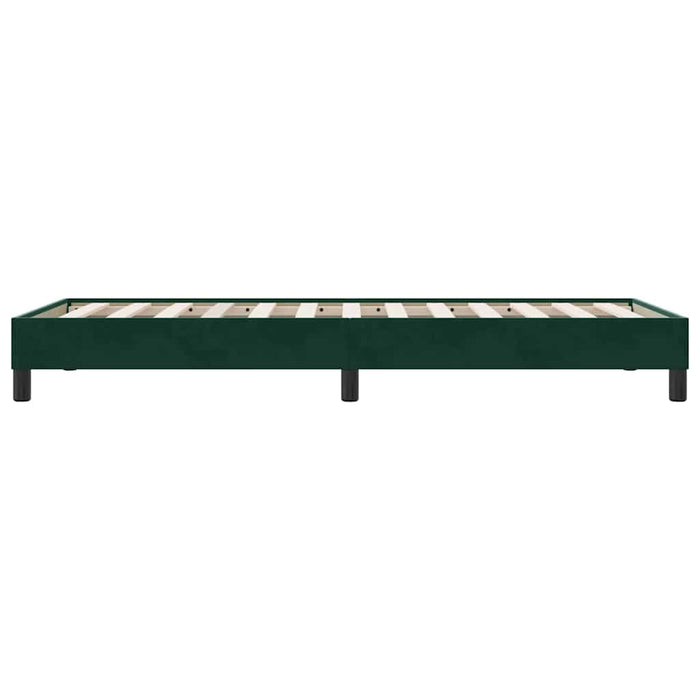 Cadru de pat fără saltea, verde închis, 80x210 cm, catifea - WALTI WALTI