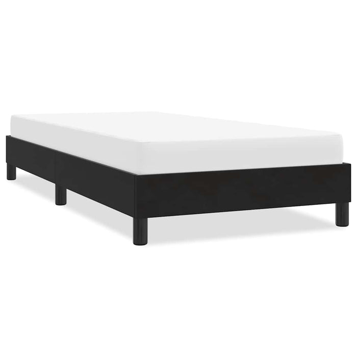 Cadru de pat fără saltea, negru, 90x210 cm, catifea - WALTI WALTI