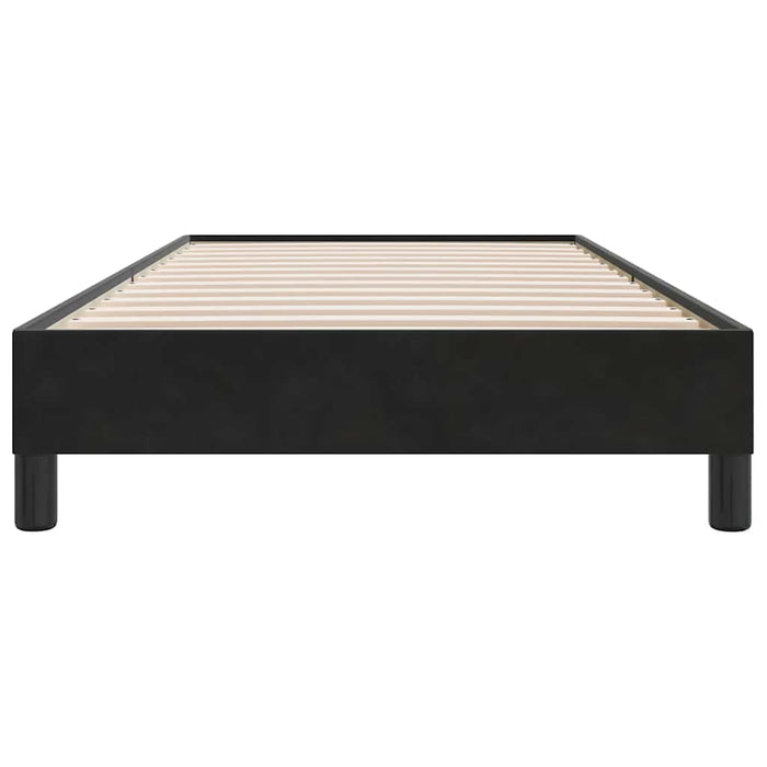 Cadru de pat fără saltea, negru, 100x210 cm, catifea - WALTI WALTI