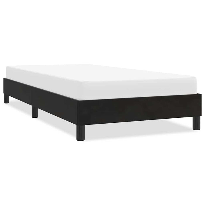 Cadru de pat fără saltea, negru, 100x210 cm, catifea - WALTI WALTI
