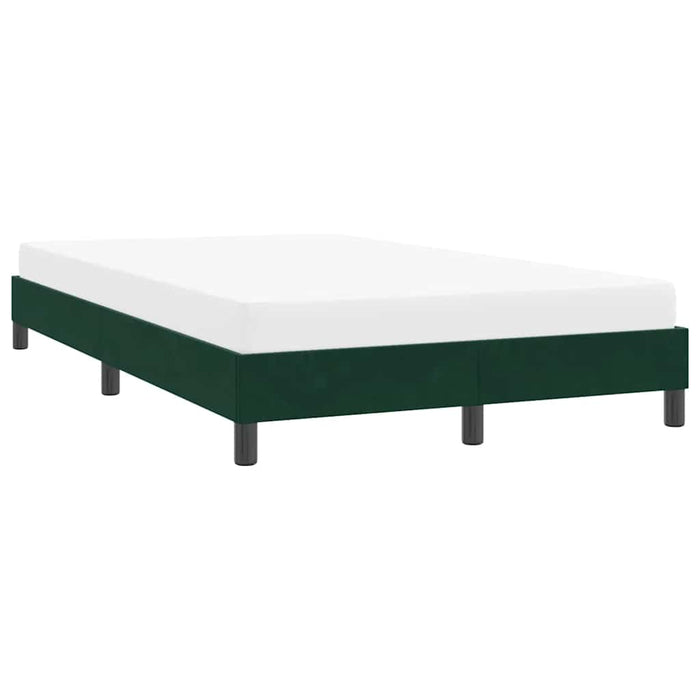 Cadru de pat fără saltea Verde închis 120x210 cm catifea - WALTI WALTI