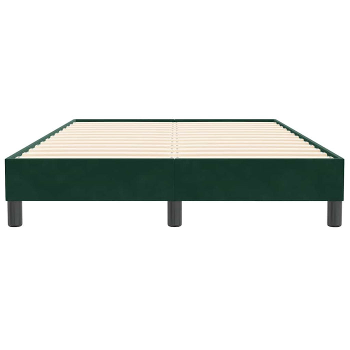 Cadru de pat fără saltea Verde închis 120x210 cm catifea - WALTI WALTI